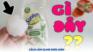 cách làm slime đơn giản